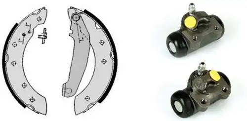 комплект спирачна челюст BREMBO H 86 004