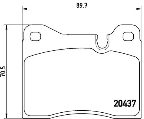 накладки BREMBO P 06 002