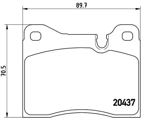 накладки BREMBO P 06 003