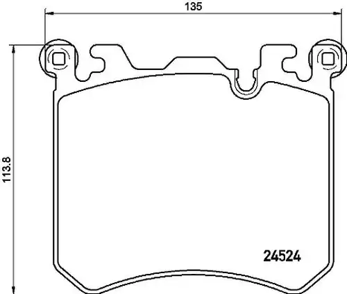 накладки BREMBO P 06 077