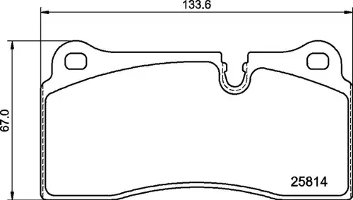 накладки BREMBO P 06 111