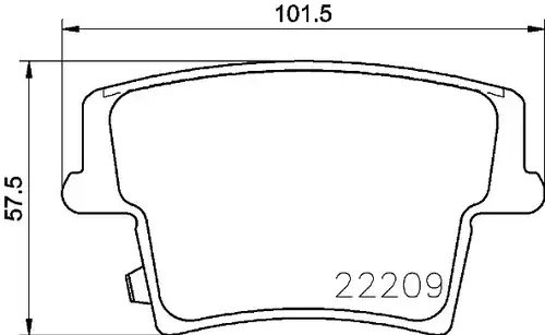 накладки BREMBO P 11 040