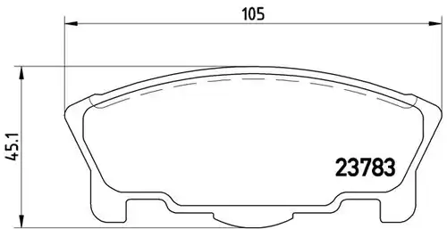 накладки BREMBO P 16 014