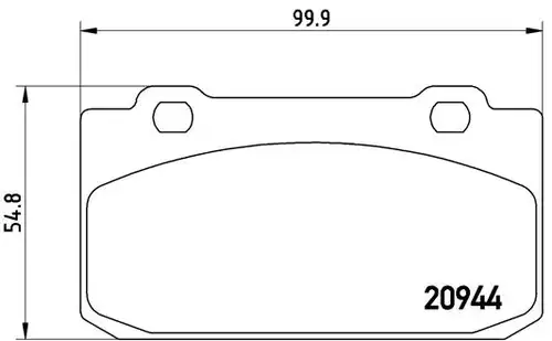 накладки BREMBO P 23 027