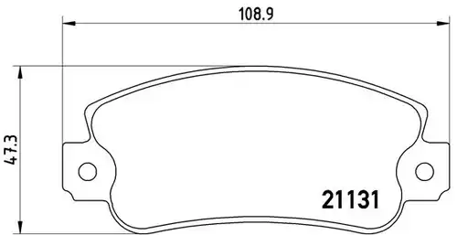 накладки BREMBO P 23 029