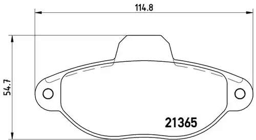 накладки BREMBO P 23 054