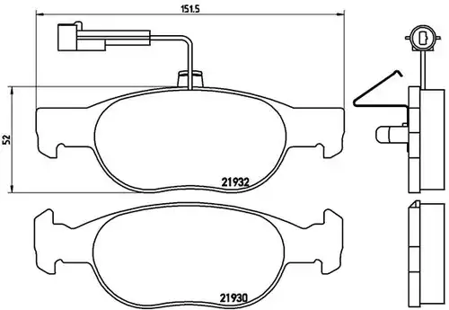накладки BREMBO P 23 113