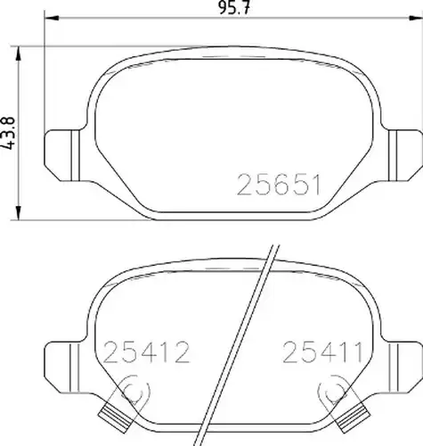 накладки BREMBO P 23 151