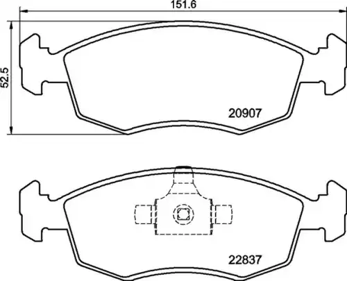 накладки BREMBO P 23 192