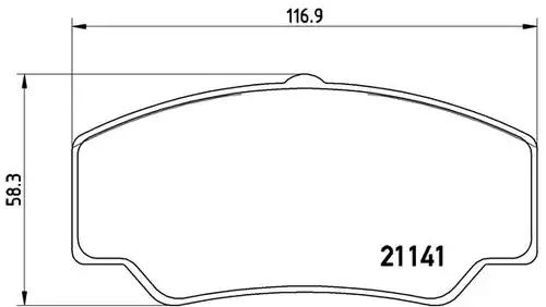 накладки BREMBO P 24 023
