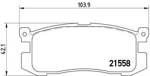 накладки BREMBO P 24 025