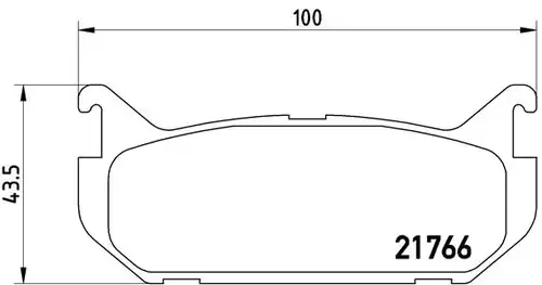 накладки BREMBO P 24 036