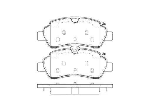 накладки BREMBO P 24 209