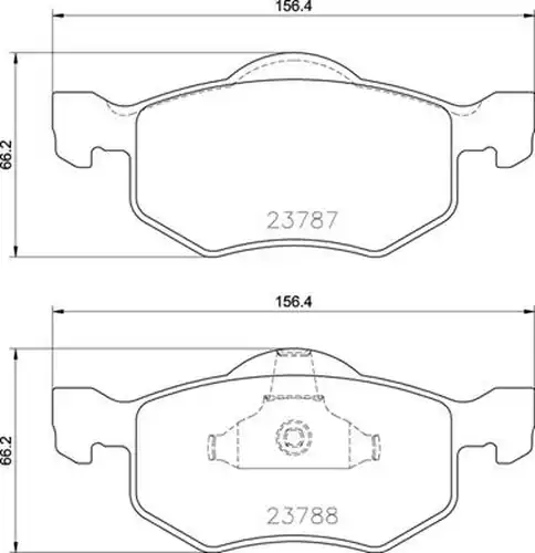 накладки BREMBO P 24 219