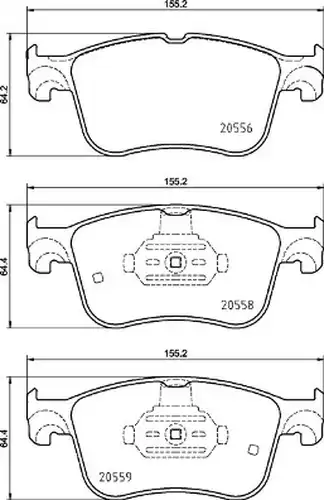 накладки BREMBO P 24 234