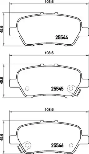 накладки BREMBO P 28 094