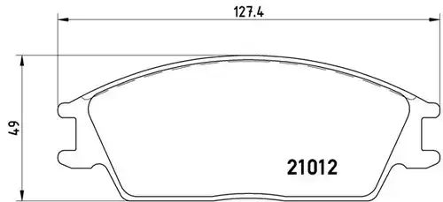 накладки BREMBO P 30 001