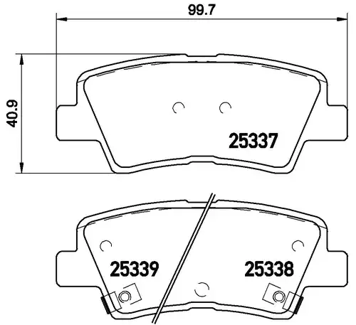 накладки BREMBO P 30 067E