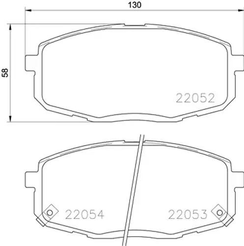 накладки BREMBO P 30 077