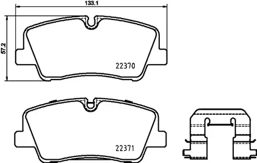 накладки BREMBO P 30 085