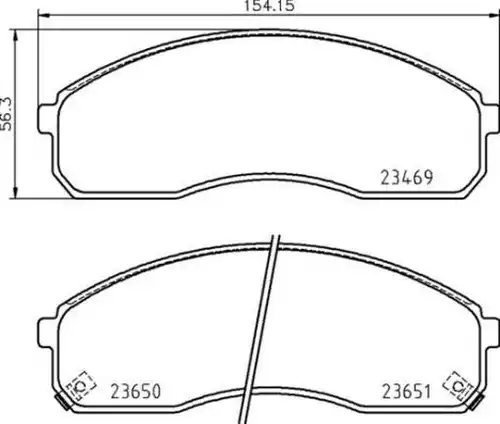 накладки BREMBO P 30 091