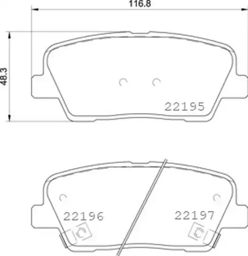 накладки BREMBO P 30 105
