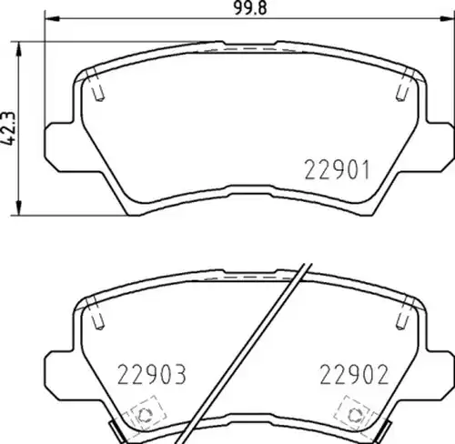 накладки BREMBO P 30 111