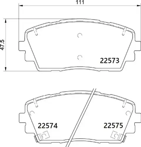 накладки BREMBO P 30 115