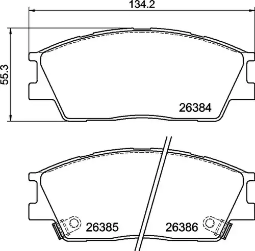 накладки BREMBO P 30 126