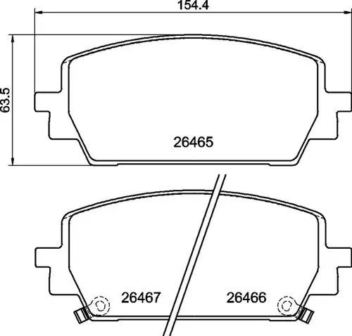 накладки BREMBO P 30 151