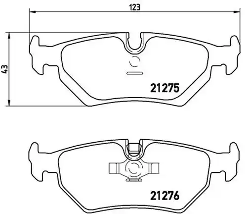 накладки BREMBO P 36 008