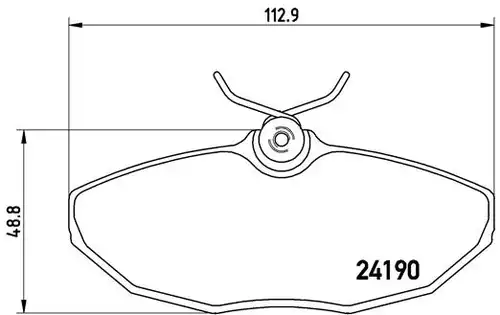 накладки BREMBO P 36 015