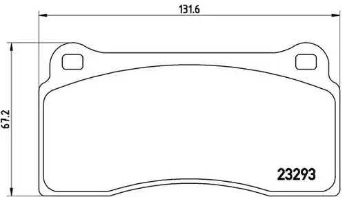 накладки BREMBO P 36 018