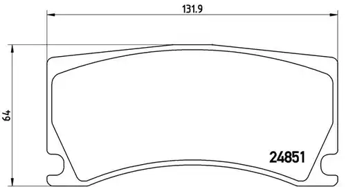 накладки BREMBO P 36 024