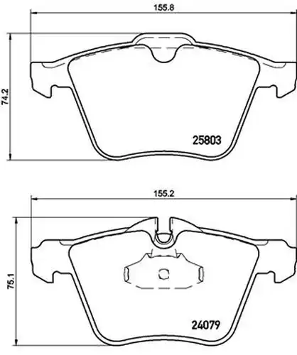 накладки BREMBO P 36 028