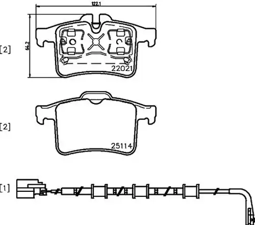 накладки BREMBO P 36 034