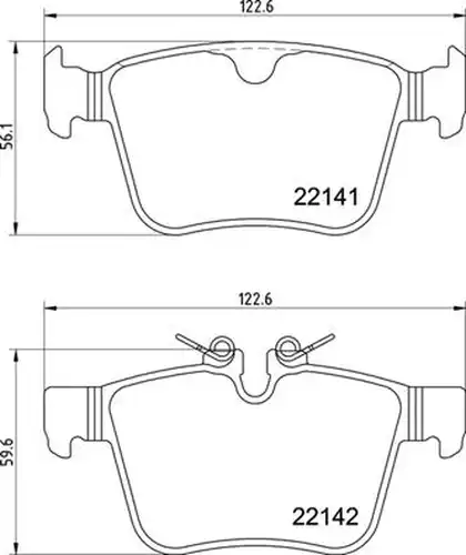 накладки BREMBO P 36 037
