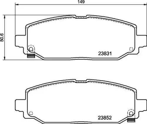 накладки BREMBO P 37 025