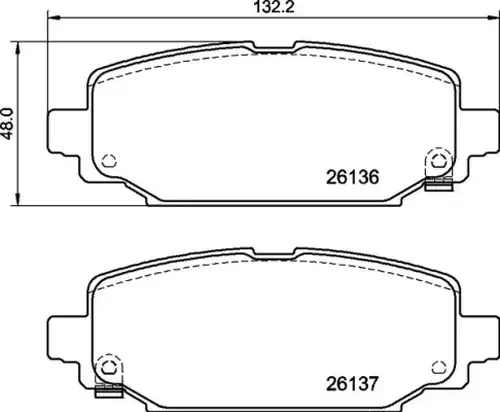 накладки BREMBO P 37 026