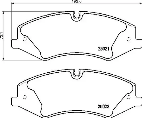 накладки BREMBO P 44 024