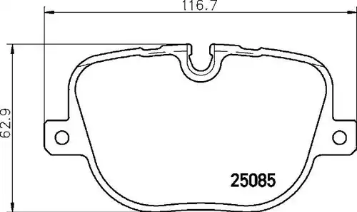 накладки BREMBO P 44 025