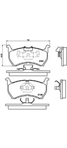 накладки BREMBO P 49 004