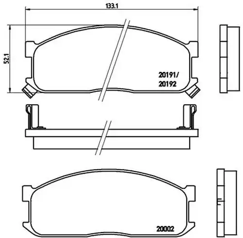 накладки BREMBO P 49 010