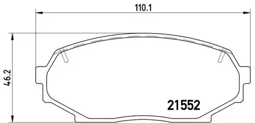 накладки BREMBO P 49 017