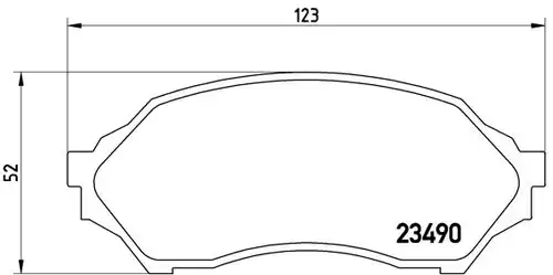 накладки BREMBO P 49 027