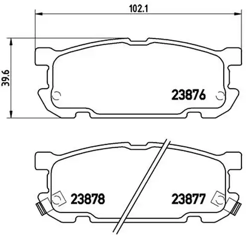 накладки BREMBO P 49 030