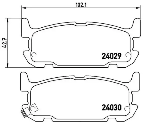накладки BREMBO P 49 031