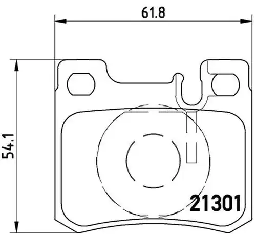 накладки BREMBO P 50 012