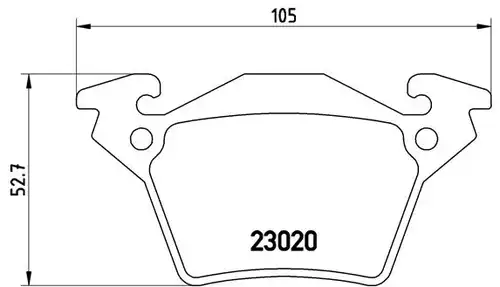 накладки BREMBO P 50 032