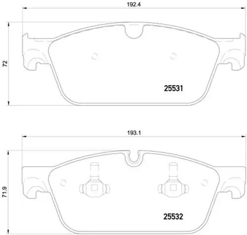 накладки BREMBO P 50 112